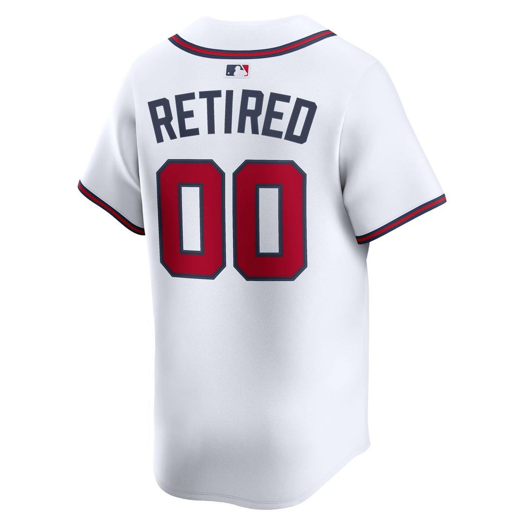 Atlanta Braves Home Limited Pick-A-Player Retired Roster Jersey - White