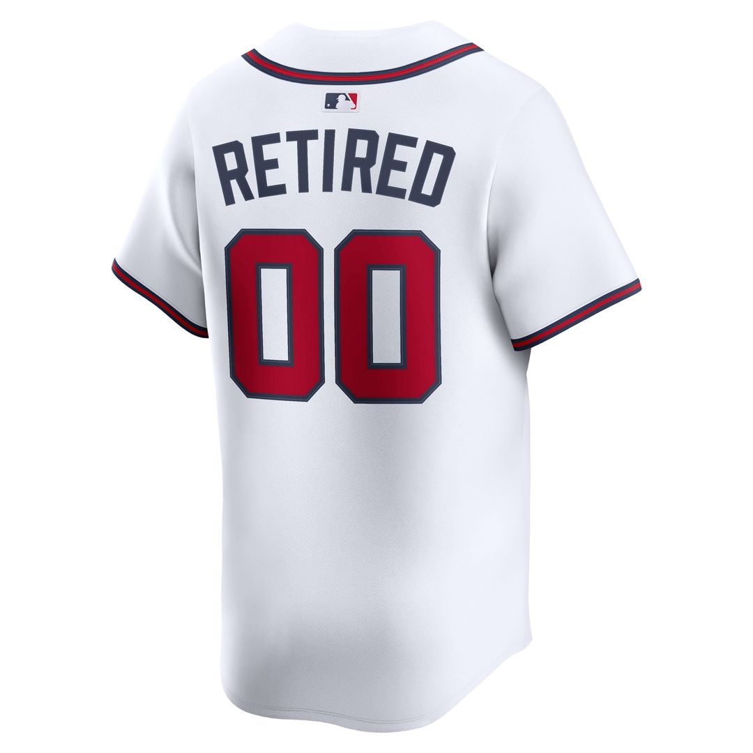 Atlanta Braves Home Limited Pick-A-Player Retired Roster Jersey - White