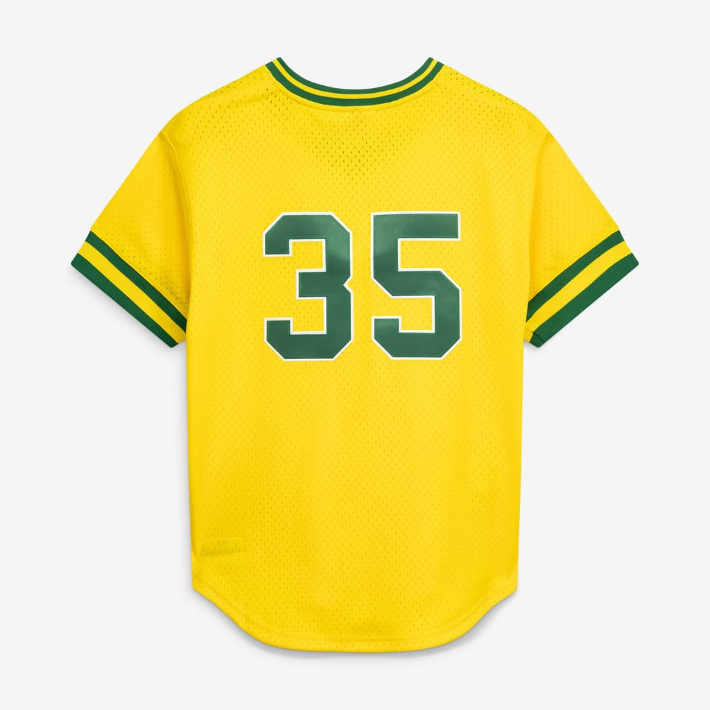Rickey Henderson Athletics Authentic Jersey - Yellow