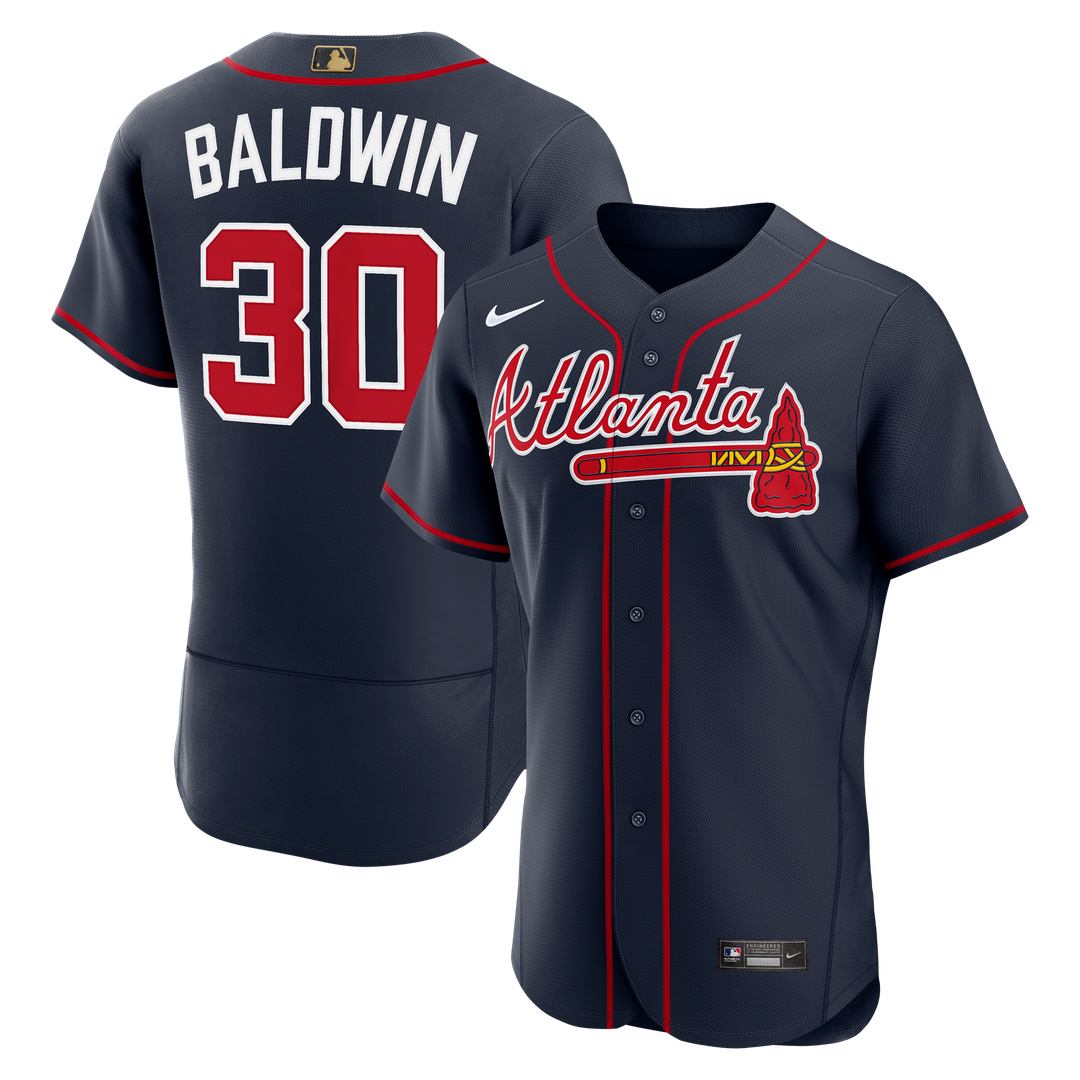 Drake Baldwin Atlanta Braves Awards Jersey - Red