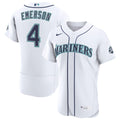 Colt Emerson Seattle Mariners Home 50th Season Jersey - White