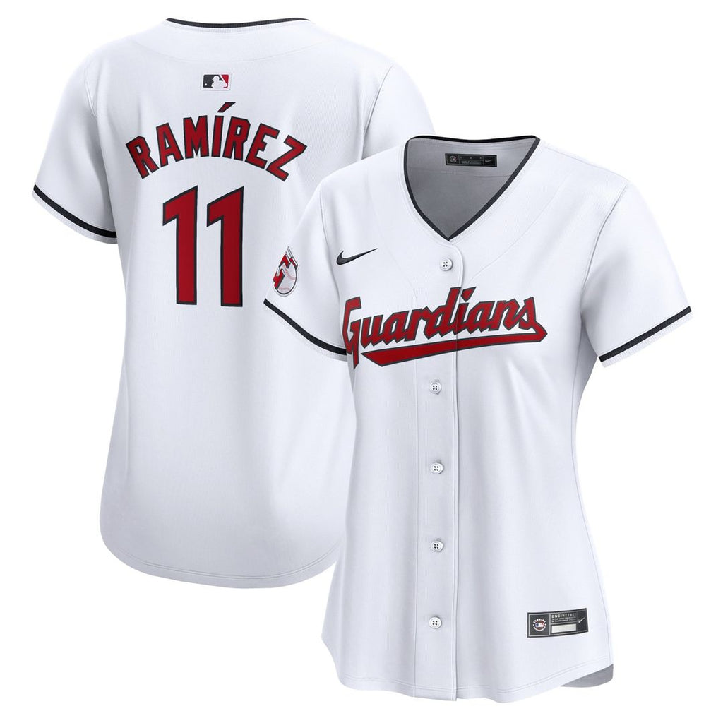 Jose Ramirez Cleveland Guardians Women's Home Jersey - White