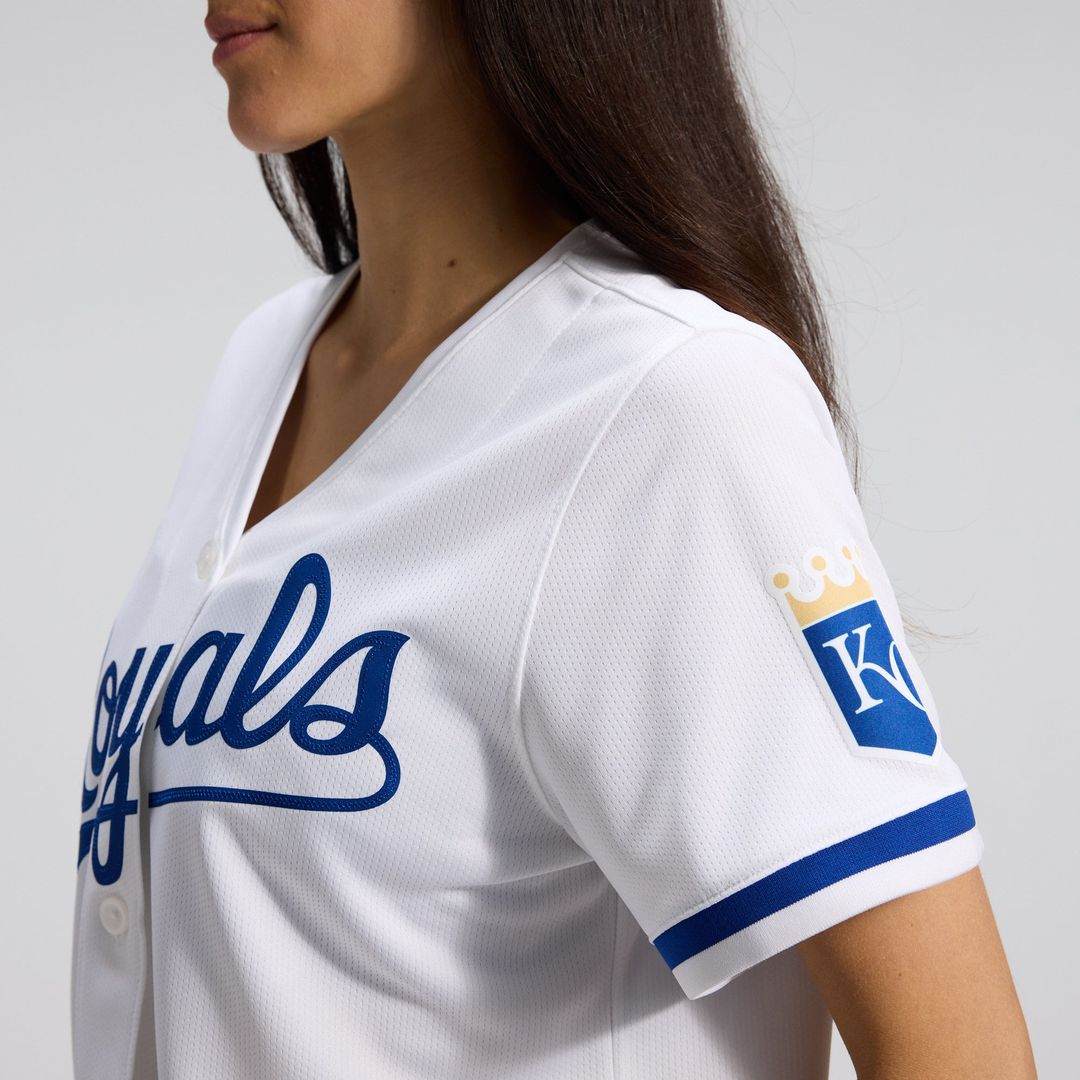 Kansas City Royals Women's Home Jersey - White