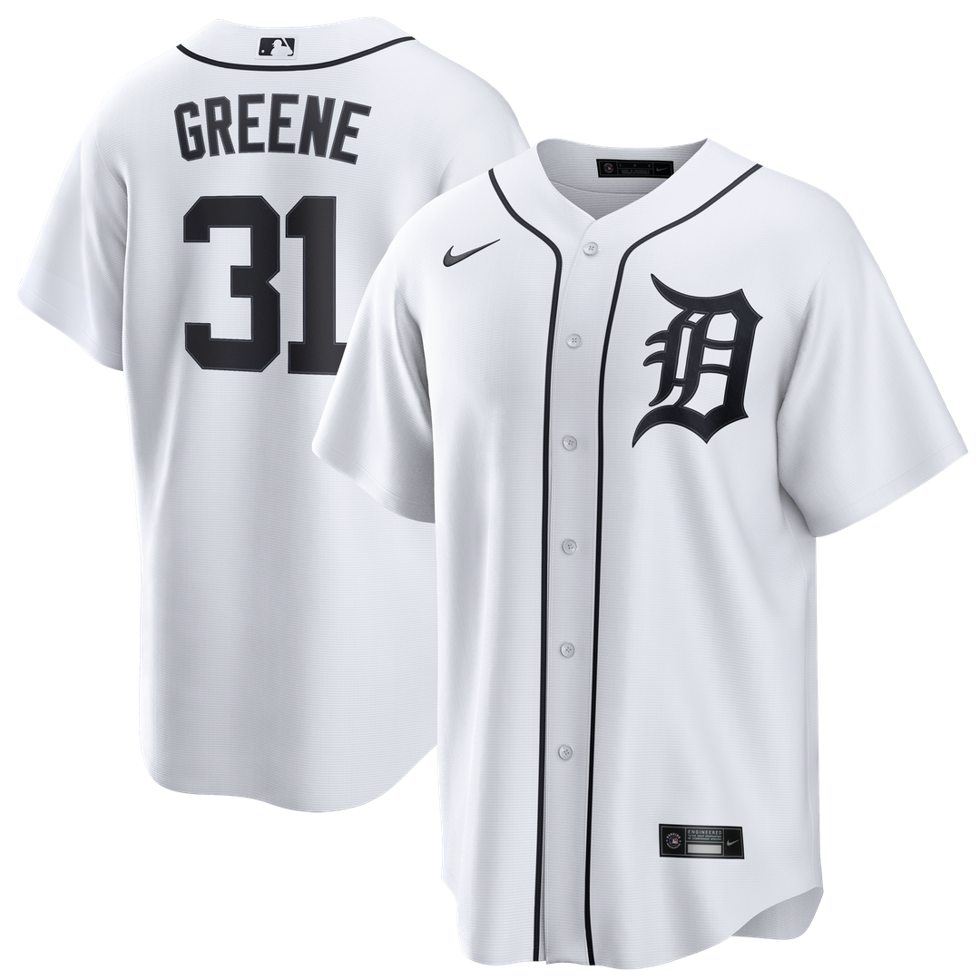 Riley Greene Detroit Tigers Home Jersey - White