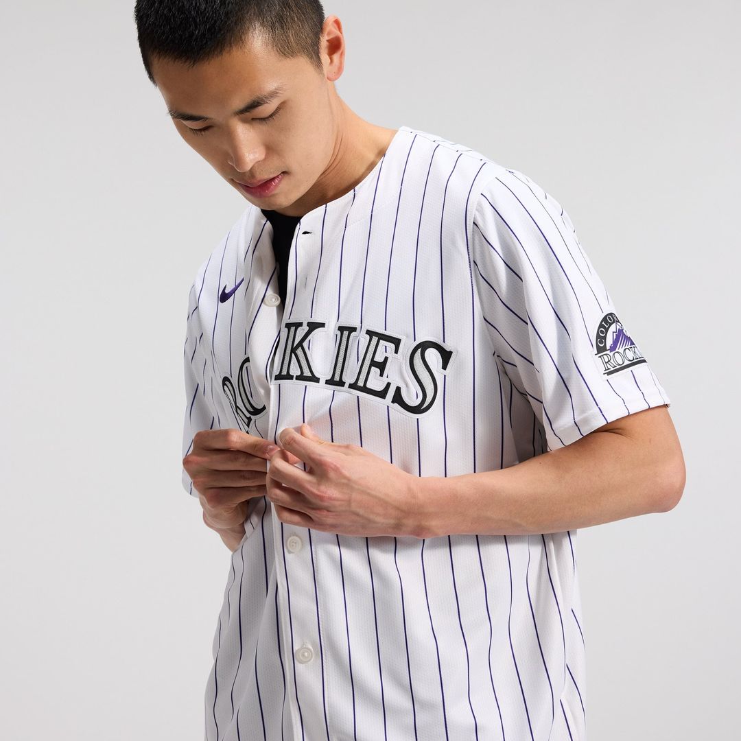 Colorado Rockies Home Jersey - White