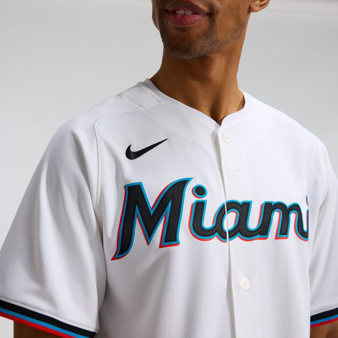 Miami Marlins Home Jersey - White