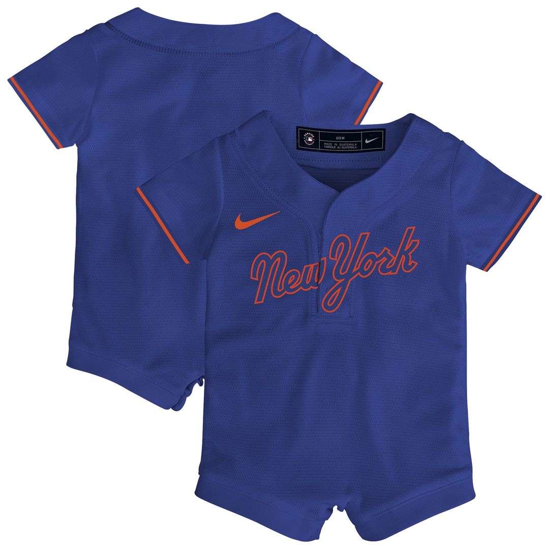 New York Mets Infant Alternate Replica Romper Jersey - Royal