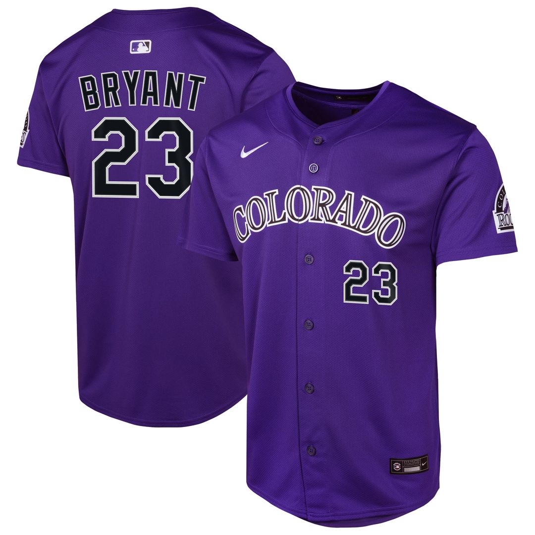 Kris Bryant Colorado Rockies Youth Home Jersey - White