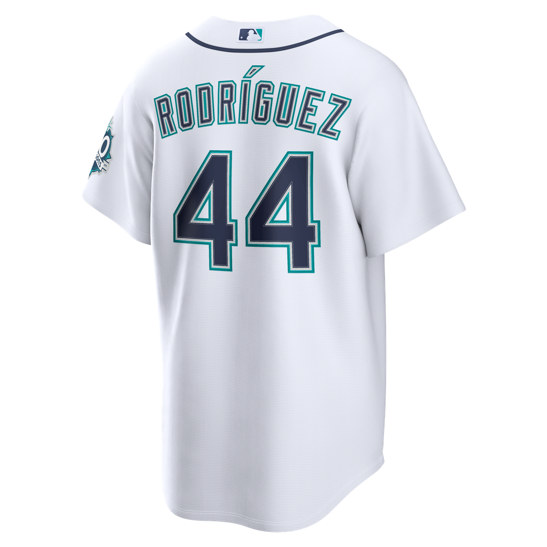Julio Rodríguez Seattle Mariners Alternate Stadium 50th Season Patch Jersey - Teal