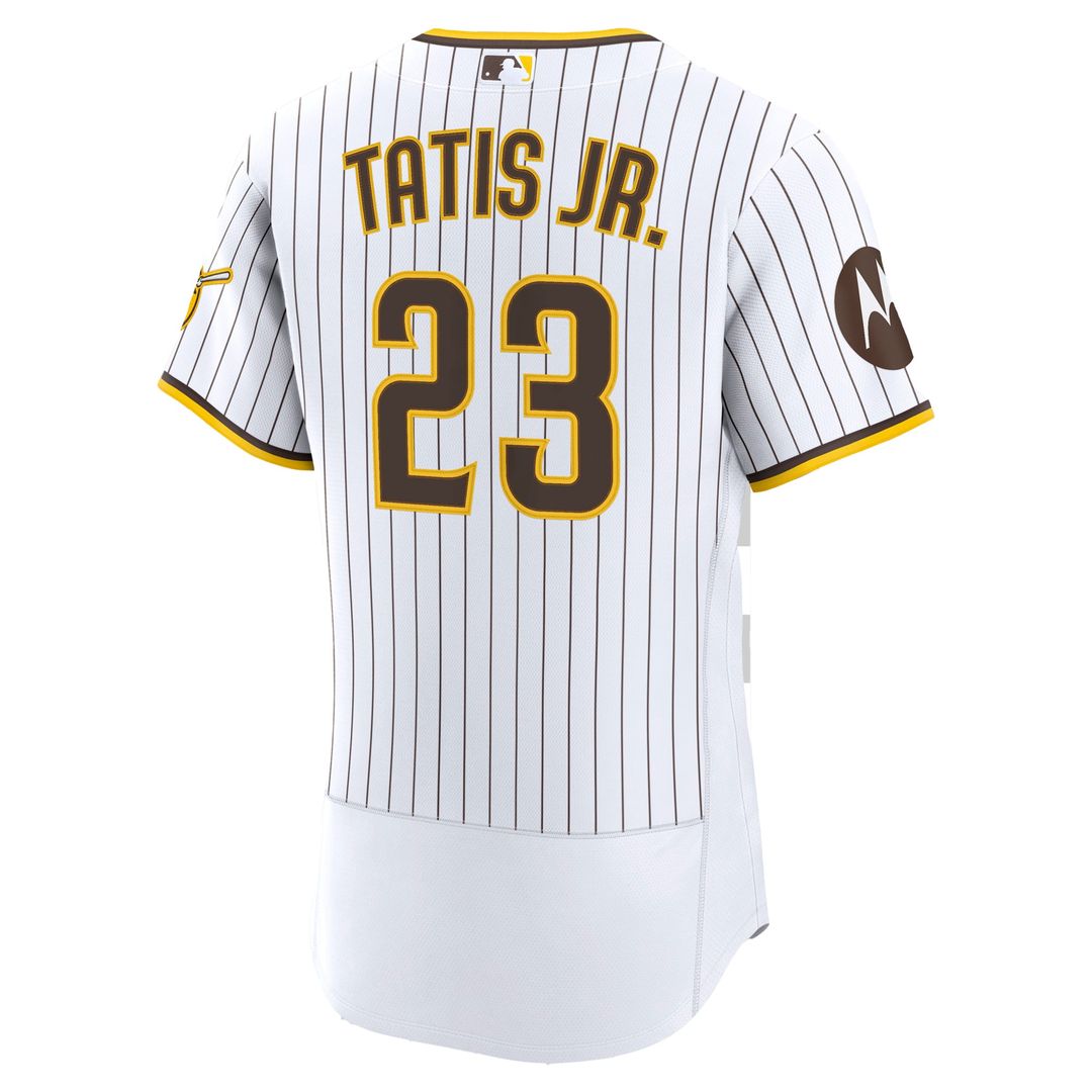 Fernando Tatis Jr. San Diego Padres Alternate Authentic Sponsor Patch Jersey - Sand