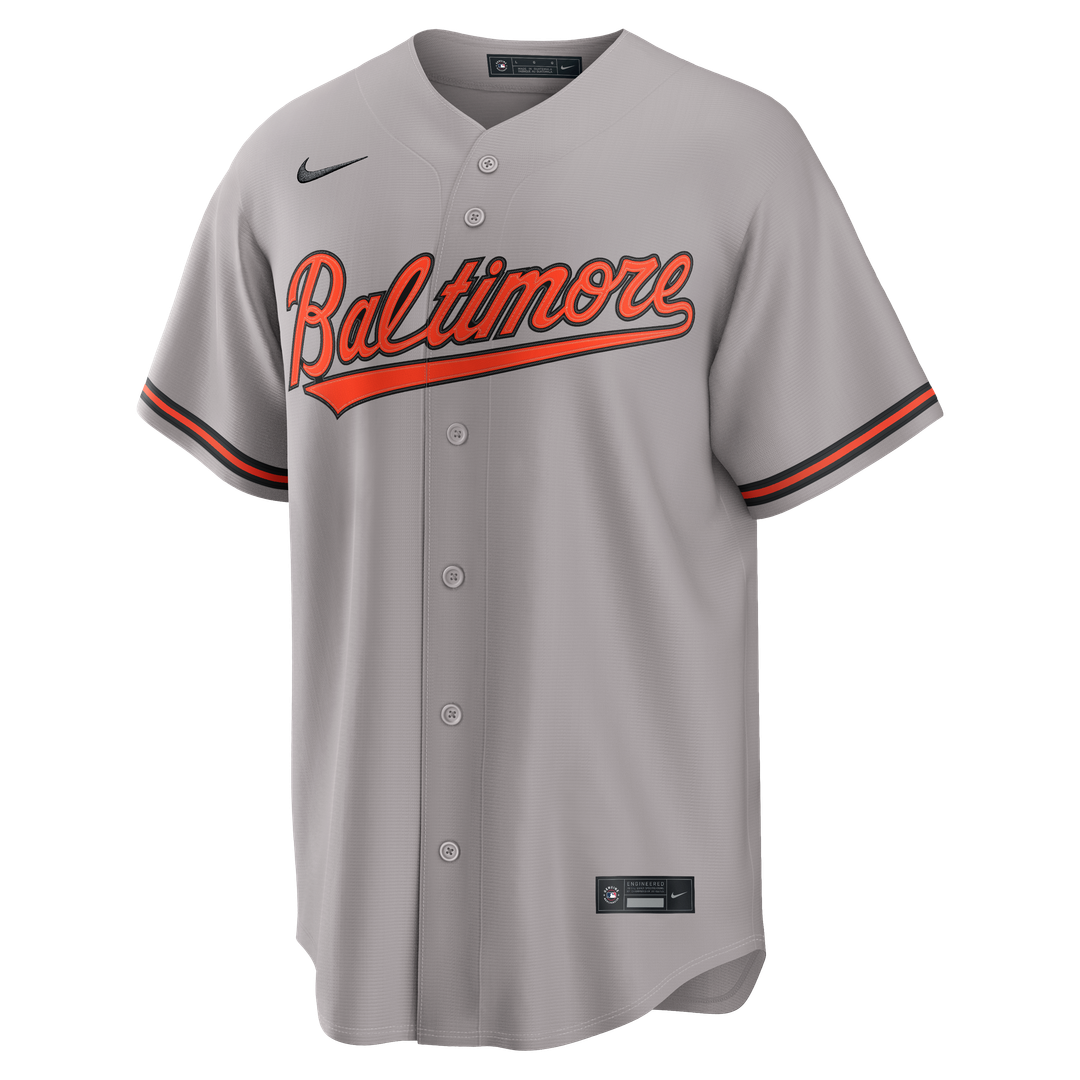 Gunnar Henderson Baltimore Orioles Road Jersey - Gray