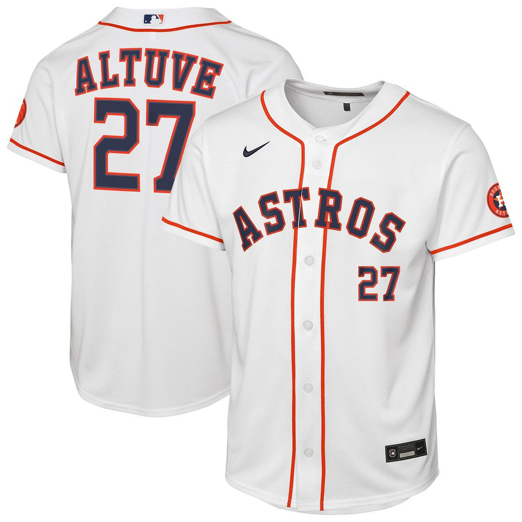 Jose Altuve Houston Astros Youth Home Jersey - White