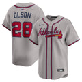 Matt Olson Atlanta Braves Road Jersey - Gray