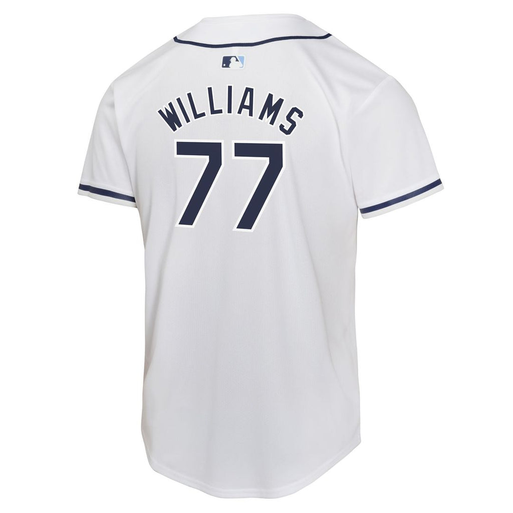 Carson Williams Tampa Bay Rays Youth Home Player Jersey - White