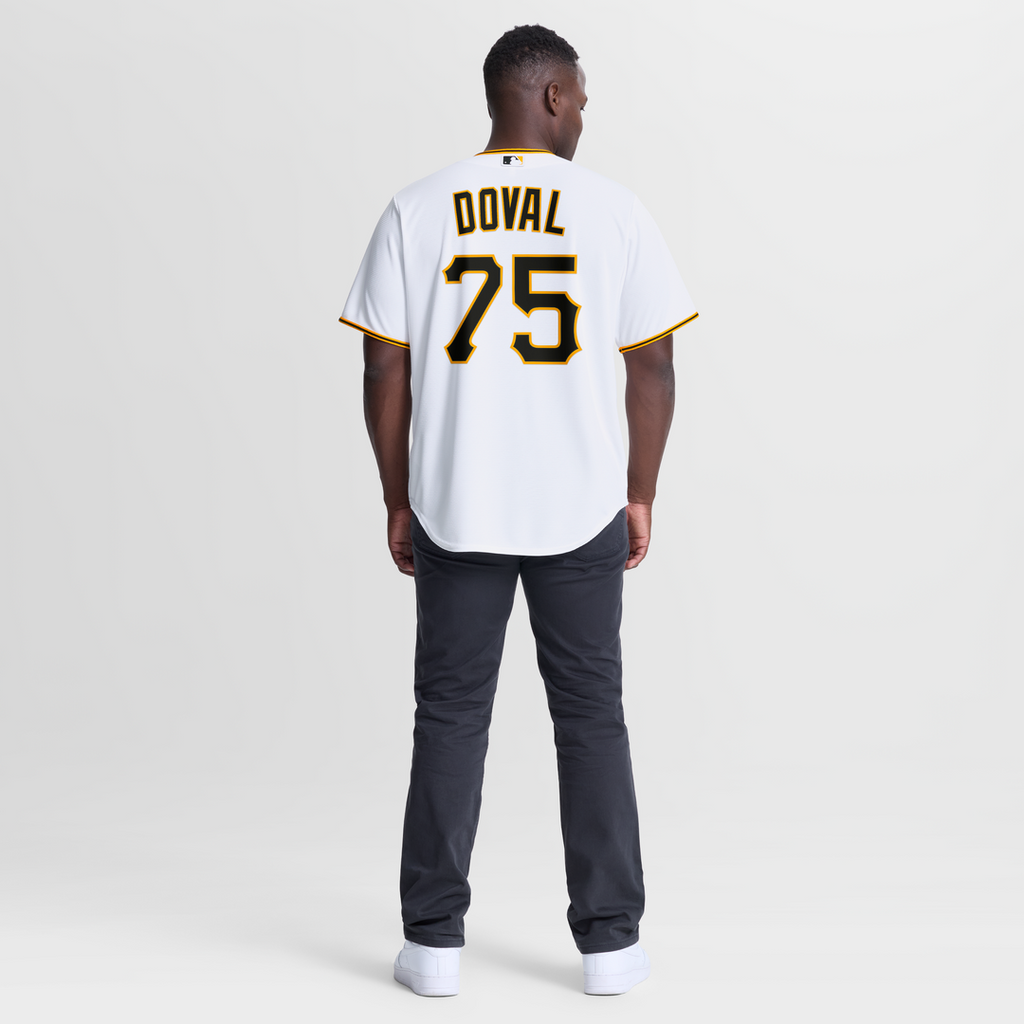 Camilo Doval Pittsburgh Pirates Home Jersey - White