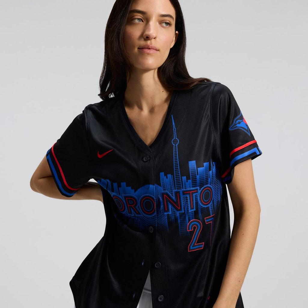 Vladimir Guerrero Jr. Toronto Blue Jays Women's 2024 Jersey - Navy