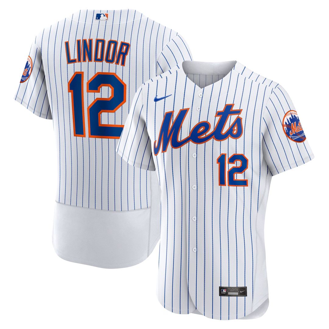 Francisco Lindor New York Mets Home Authentic Player Jersey - White