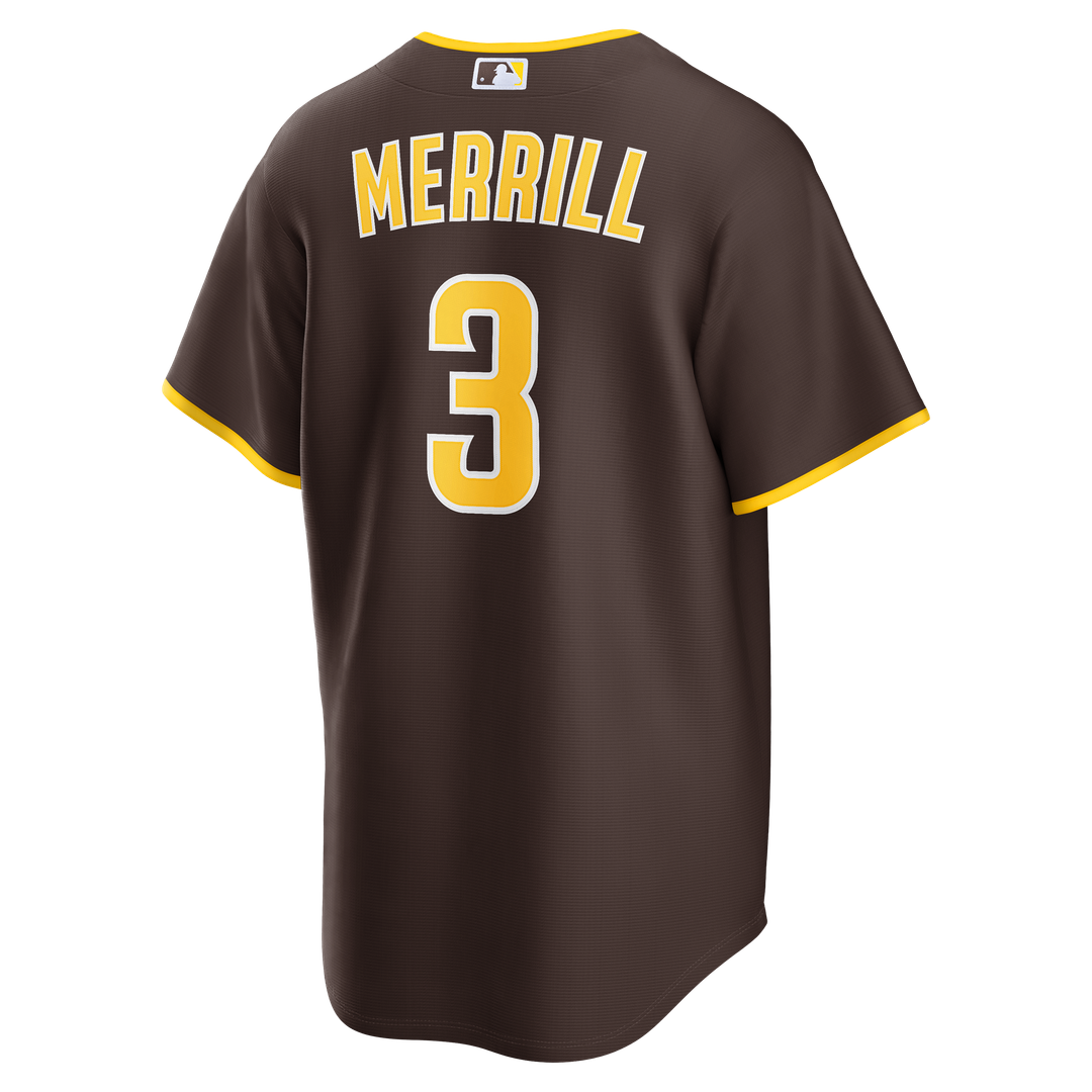 Jackson Merrill San Diego Padres Road Jersey - Brown