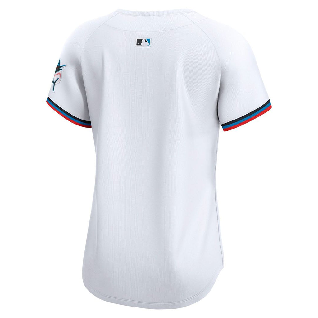 Miami Marlins Women's Home Jersey - White