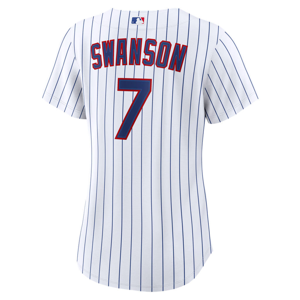 Dansby Swanson Chicago Cubs Women's Home Jersey - White