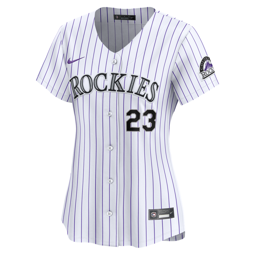 Kris Bryant Colorado Rockies Women's Home Jersey - White