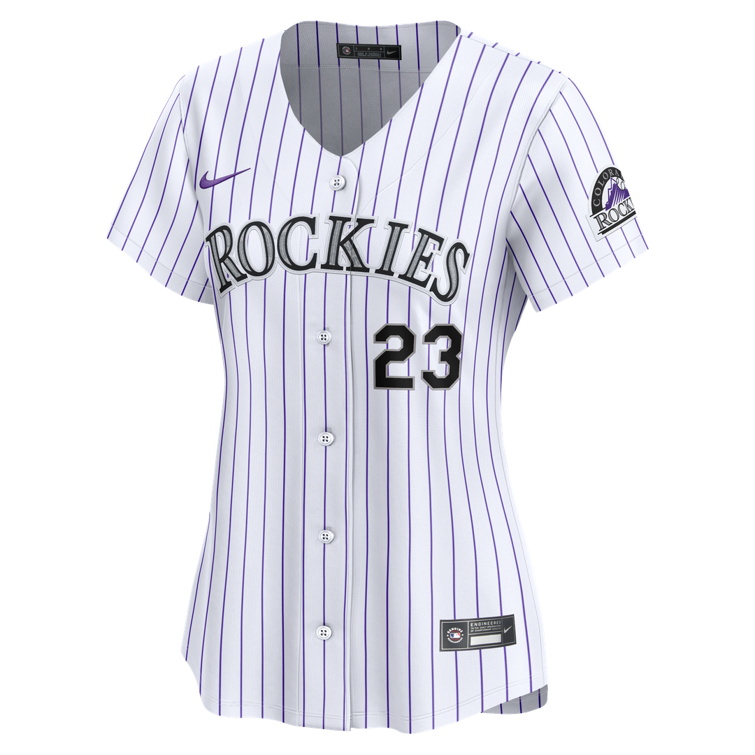 Kris Bryant Colorado Rockies Women's Home Jersey - White