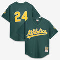 Rickey Henderson Athletics Authentic Jersey - Green