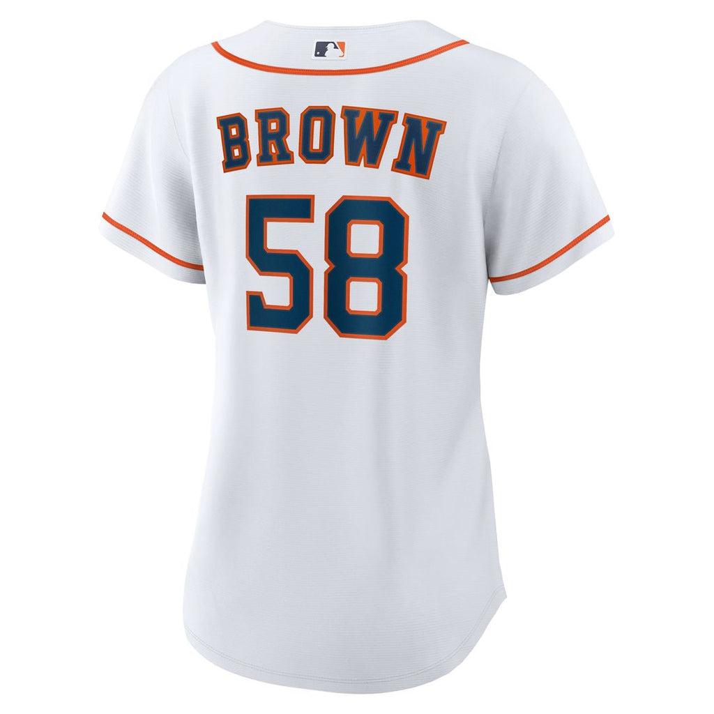 Hunter Brown Houston Astros Women's Home Jersey - White