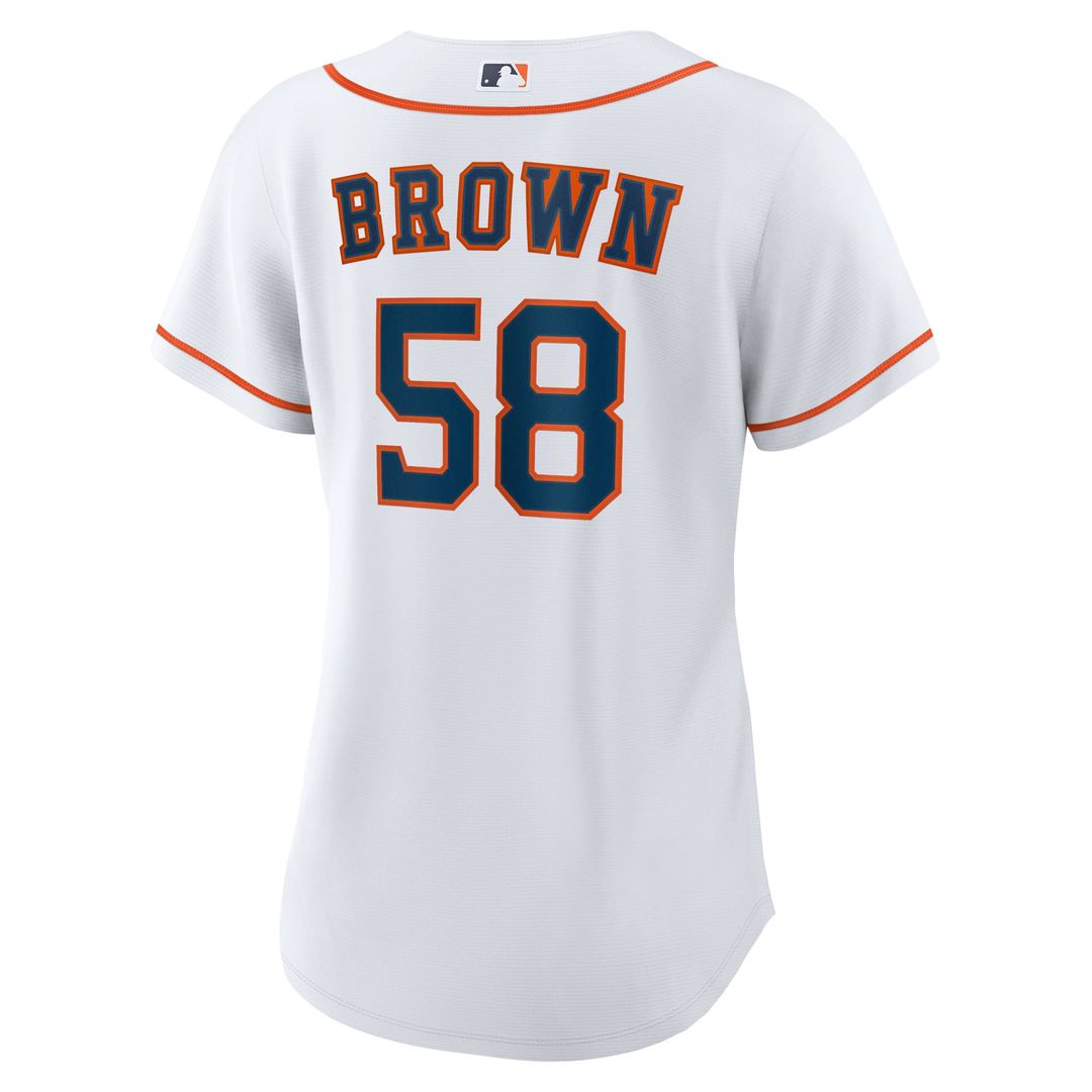 Hunter Brown Houston Astros Women's Home Jersey - White
