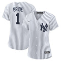 New York Yankees Women's #1 Bride Home Jersey - White