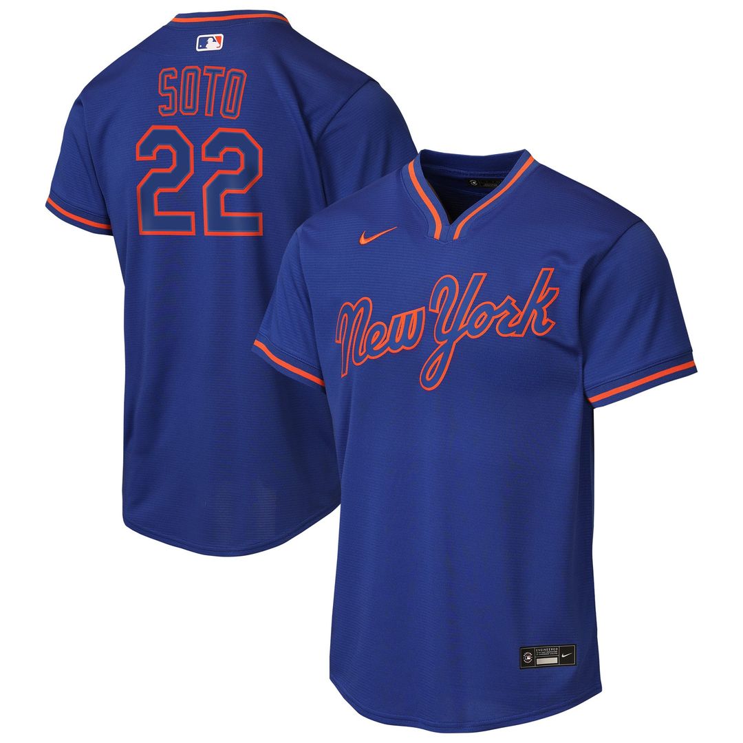 Juan Soto New York Mets Youth Alternate Jersey - Royal