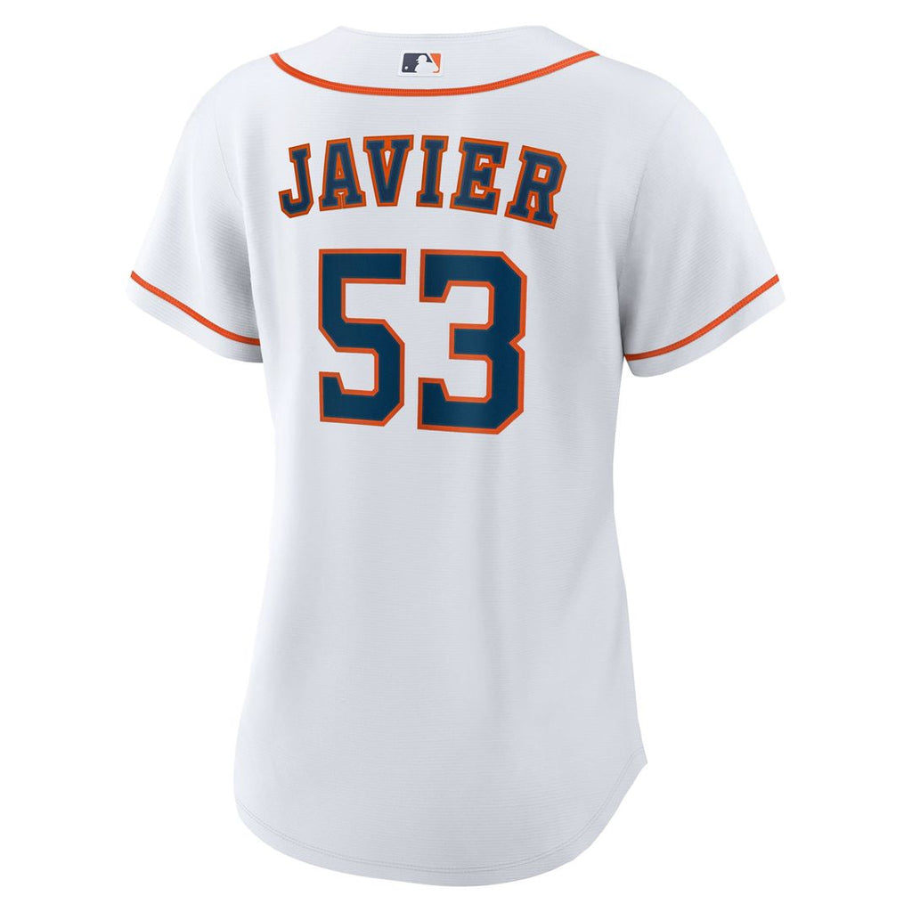 Cristian Javier Houston Astros Women's Home Jersey - White