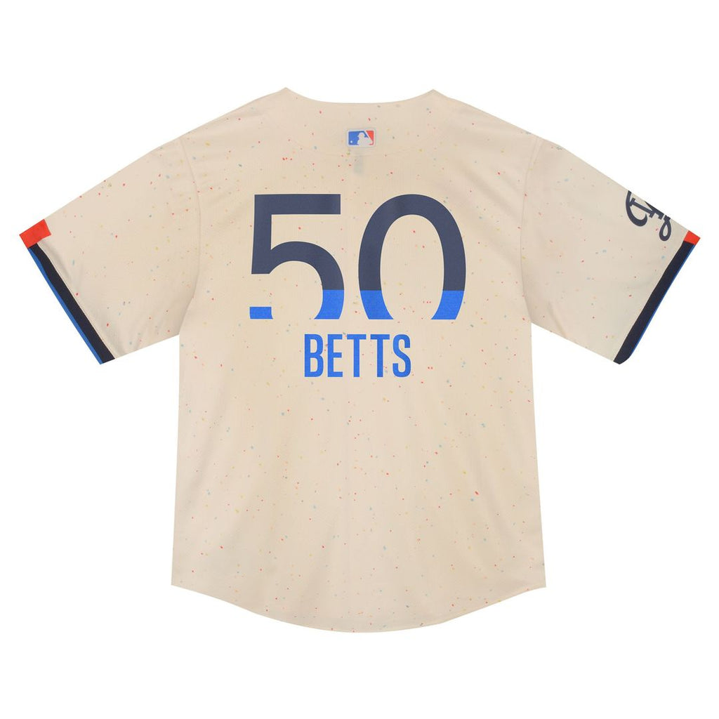 Mookie Betts Los Angeles Dodgers Toddler 2024 Jersey - Cream