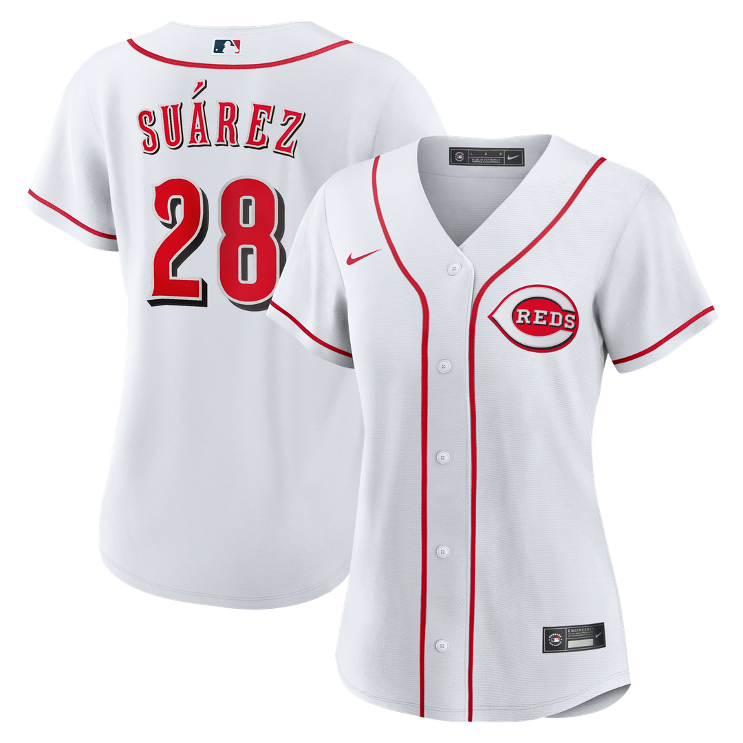 Eugenio Suárez Cincinnati Reds Women's Home Jersey - White