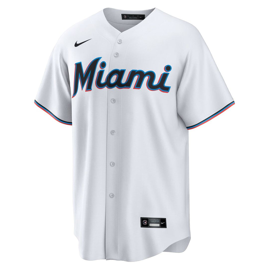 Eury Perez Miami Marlins Home Jersey - White