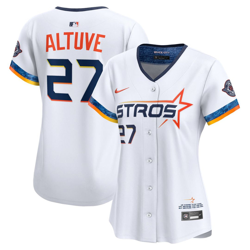 Jose Altuve Houston Astros Women's 2025 Jersey - White