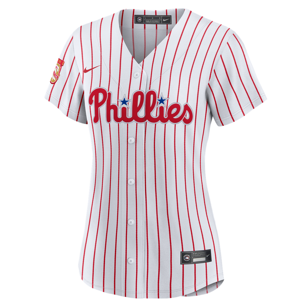 Chase Utley Philadelphia Phillies Women's Home Wall of Fame Patch Limited Edition Jersey - White