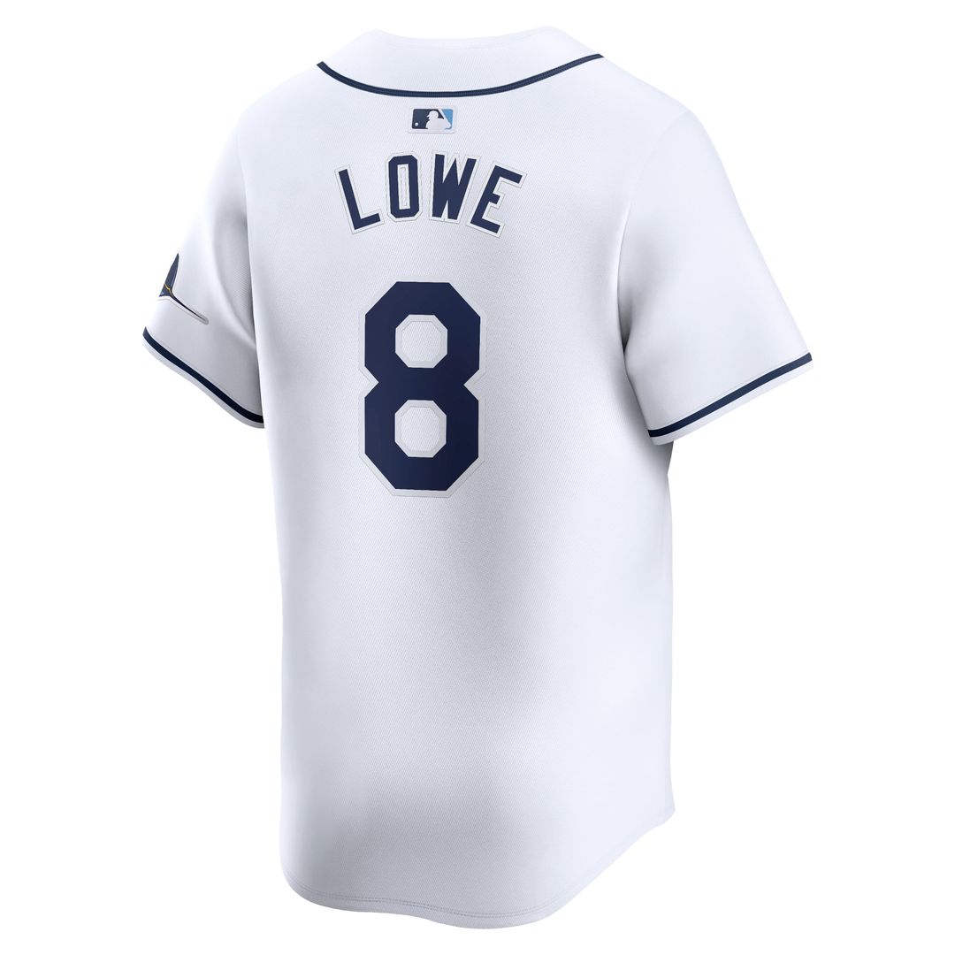 Brandon Lowe Tampa Bay Rays Home Jersey - White