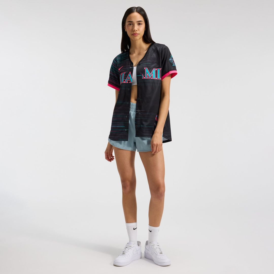 Miami Marlins Women's 2025 Jersey - Black