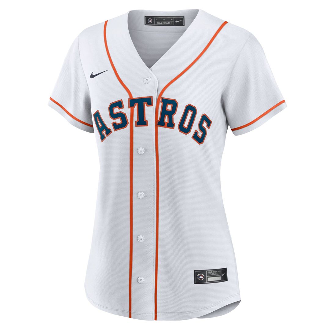 Jose Altuve Houston Astros Women's Home Replica Player Jersey - White