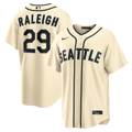 Cal Raleigh Seattle Mariners Alternate Jersey - Cream