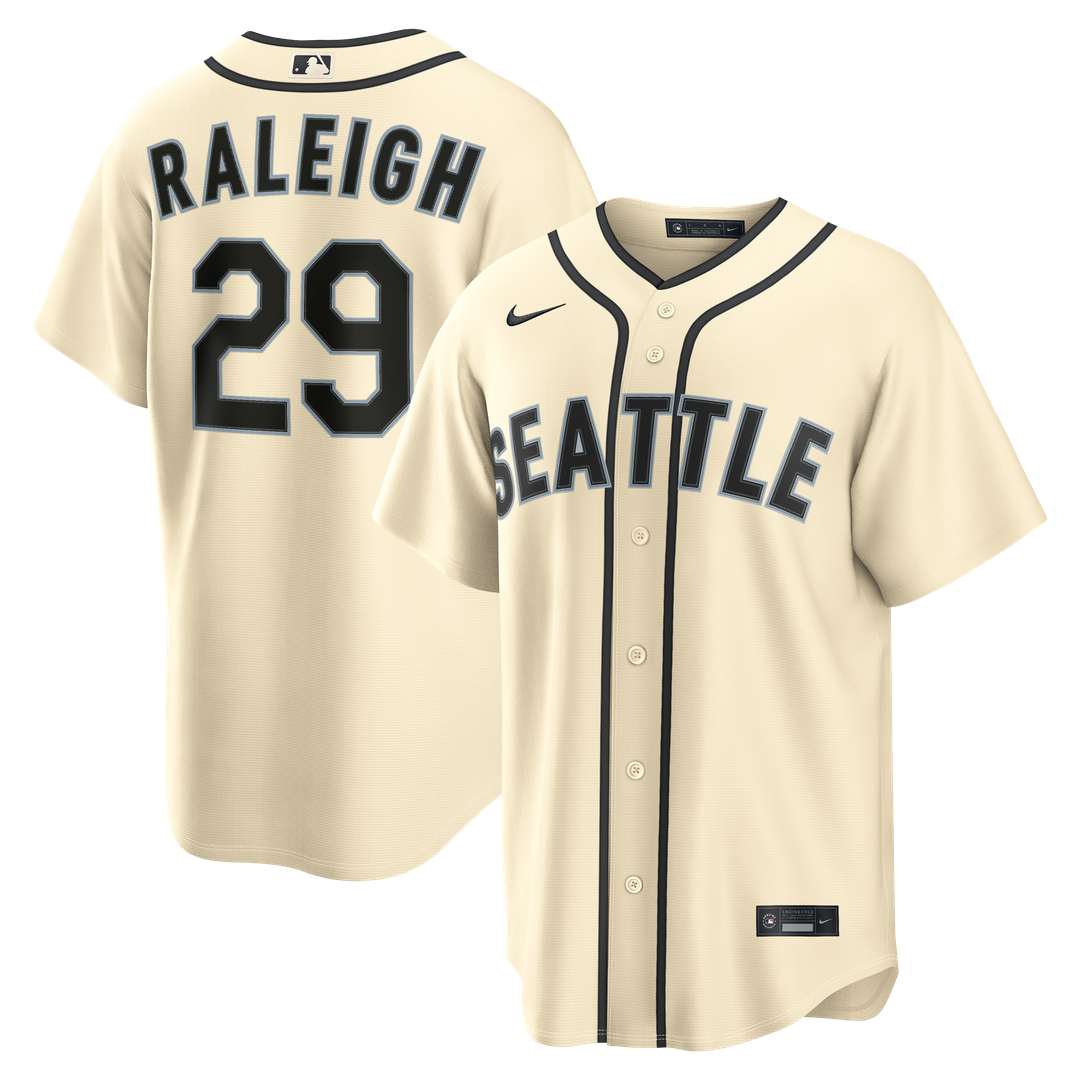 Cal Raleigh Seattle Mariners Alternate Jersey - Teal