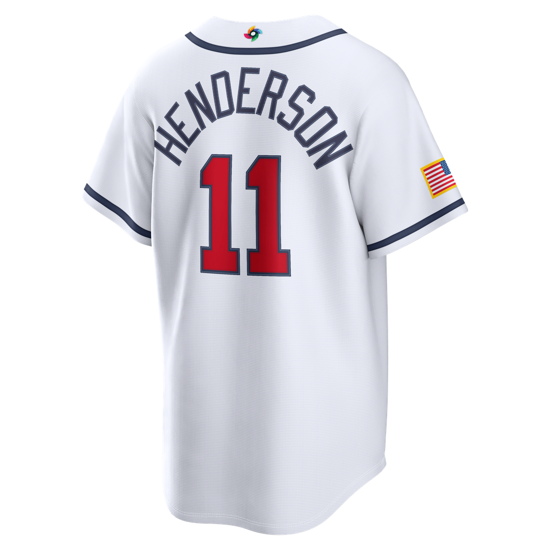 Gunnar Henderson USA Baseball 2026 World Baseball Classic Home Jersey - White
