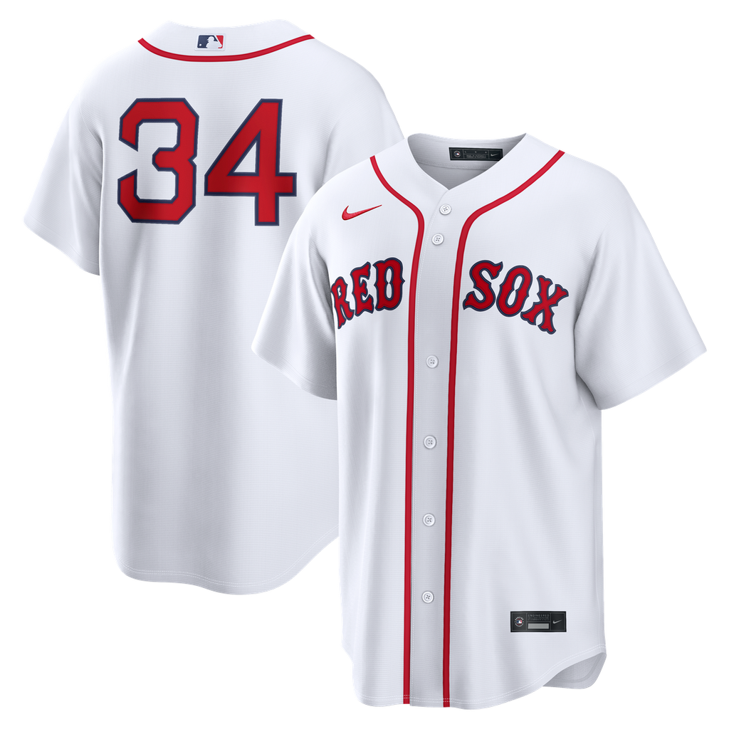 David Ortiz Boston Red Sox Home Jersey - White