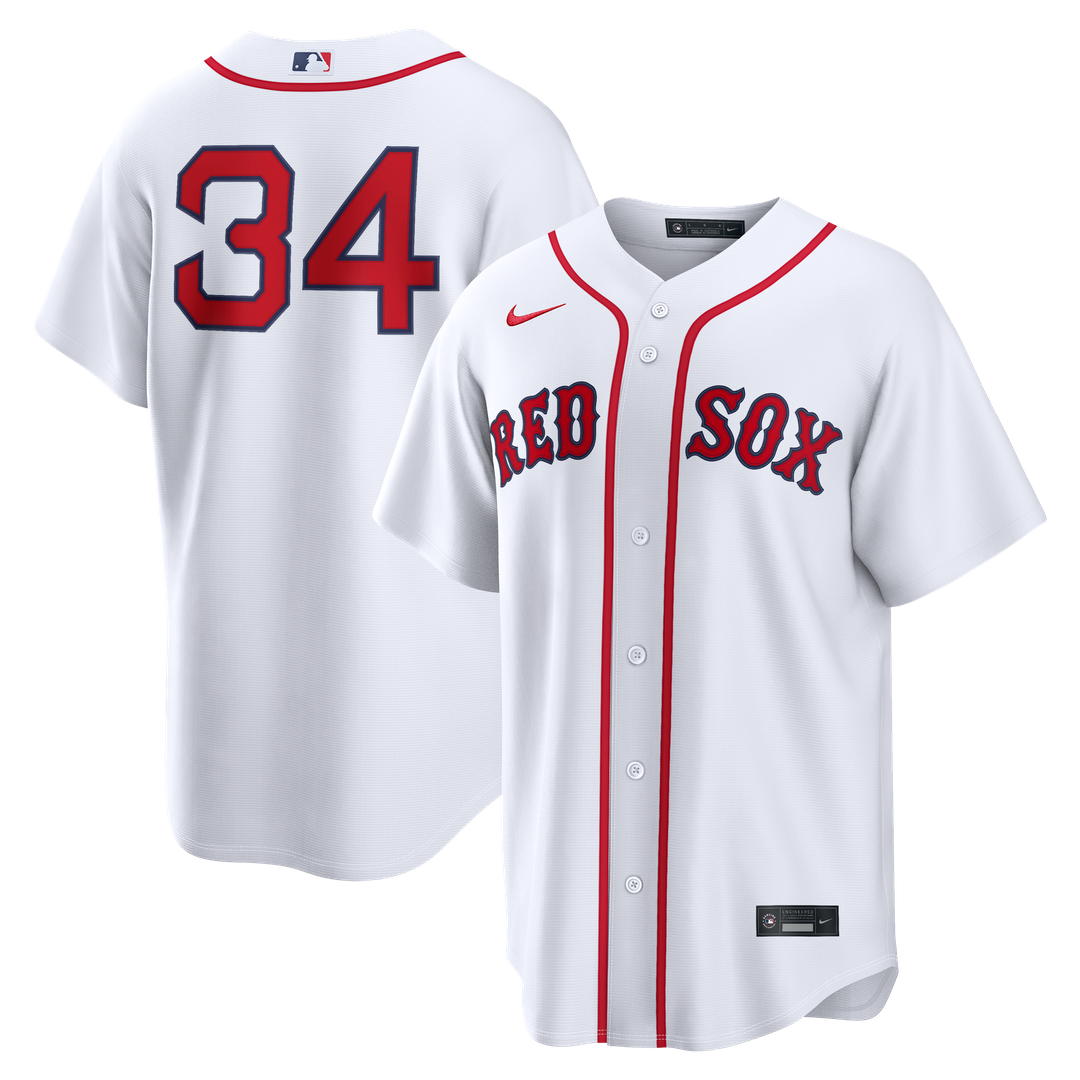 David Ortiz Boston Red Sox Home Jersey - White