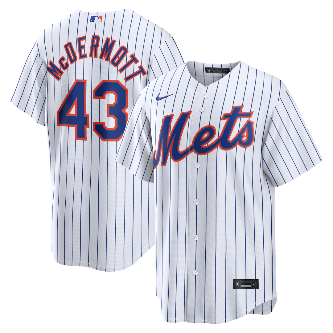 Chayce McDermott New York Mets Home Jersey - White