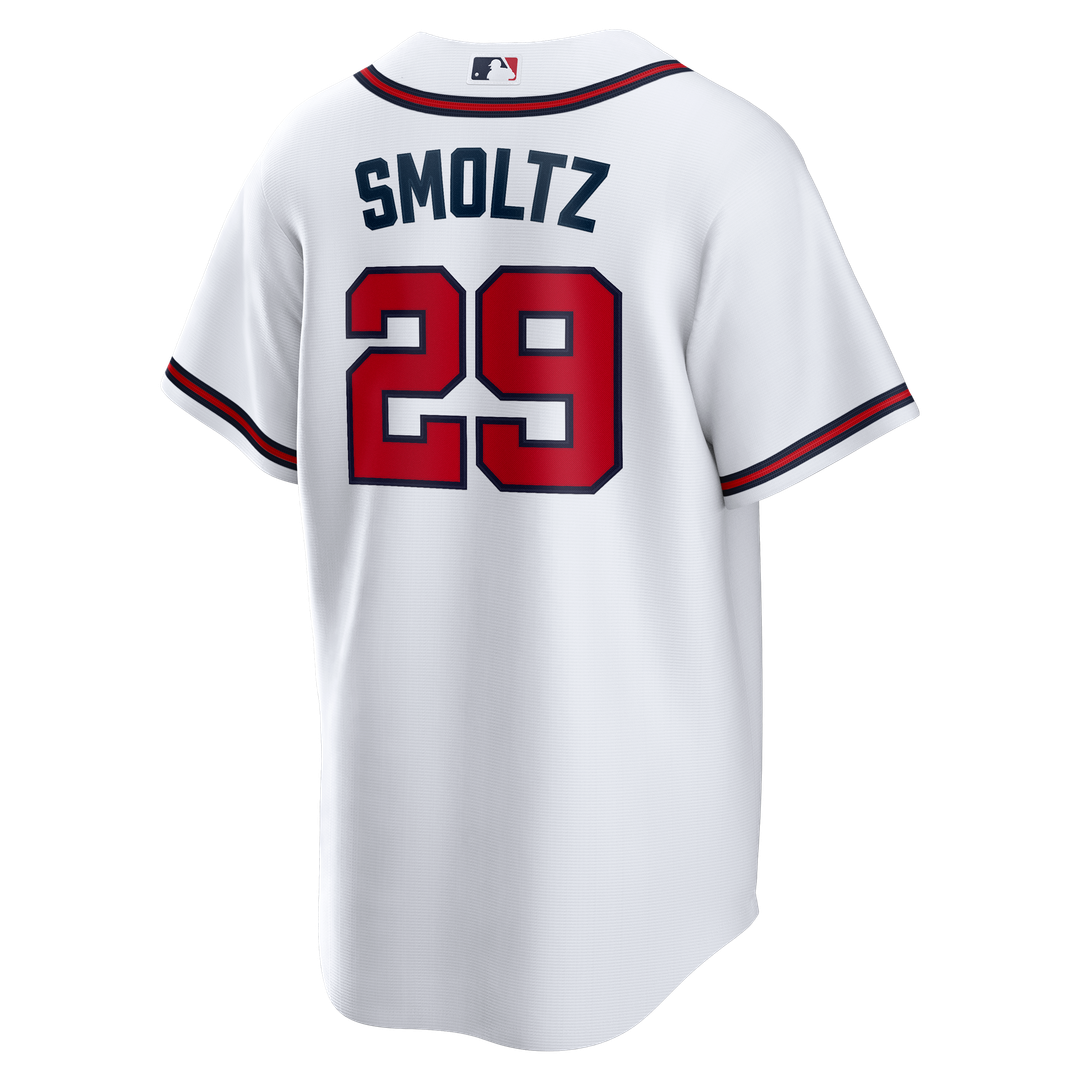 John Smoltz Atlanta Braves Home Retired Player Jersey - White