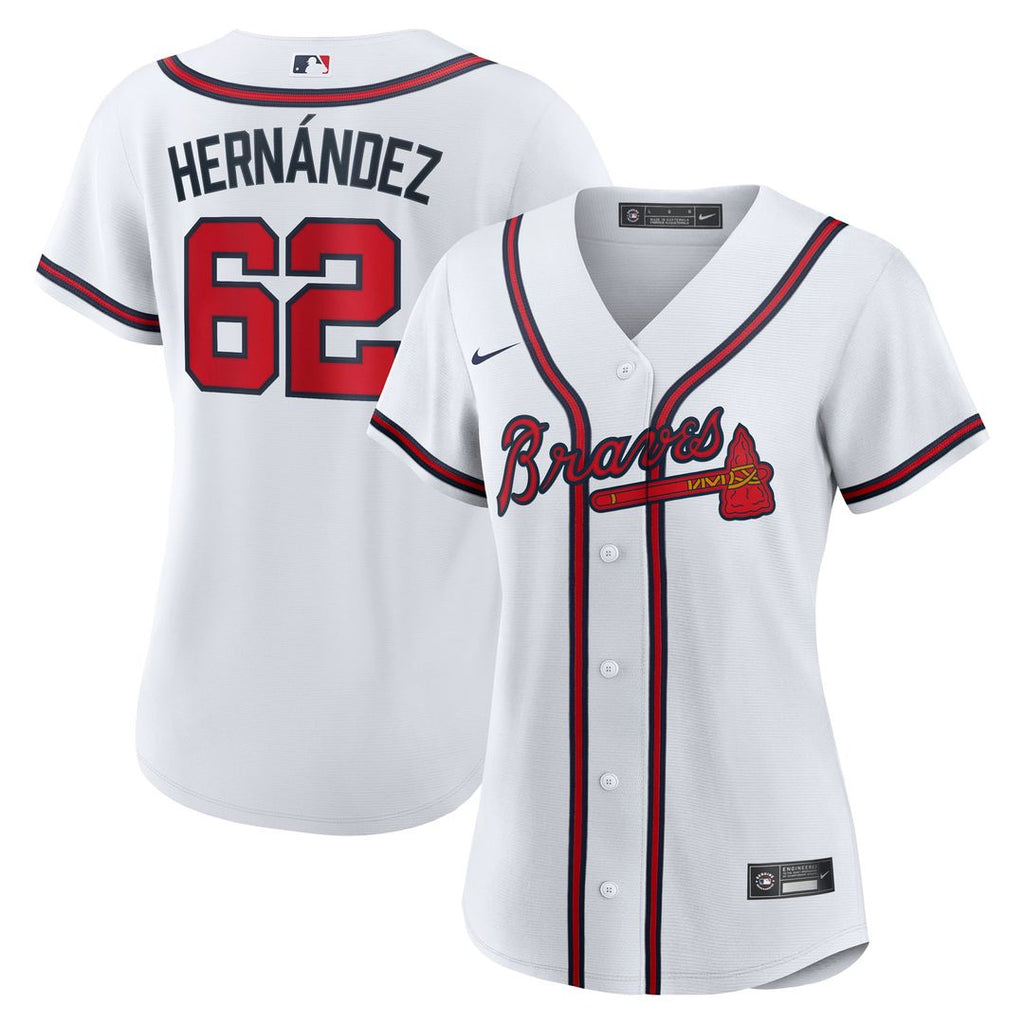 Daysbel Hernandez Atlanta Braves Women's Home Jersey - White