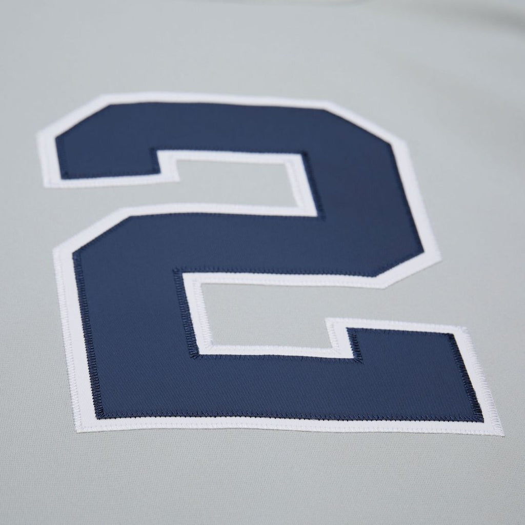 Derek Jeter New York Yankees 2000 Championship Jersey - Gray