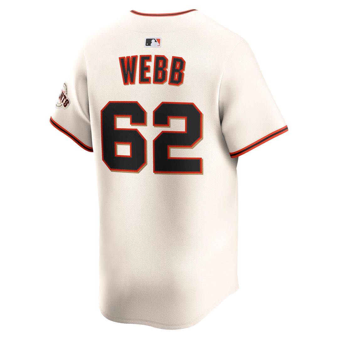 Logan Webb San Francisco Giants Home Jersey - Cream